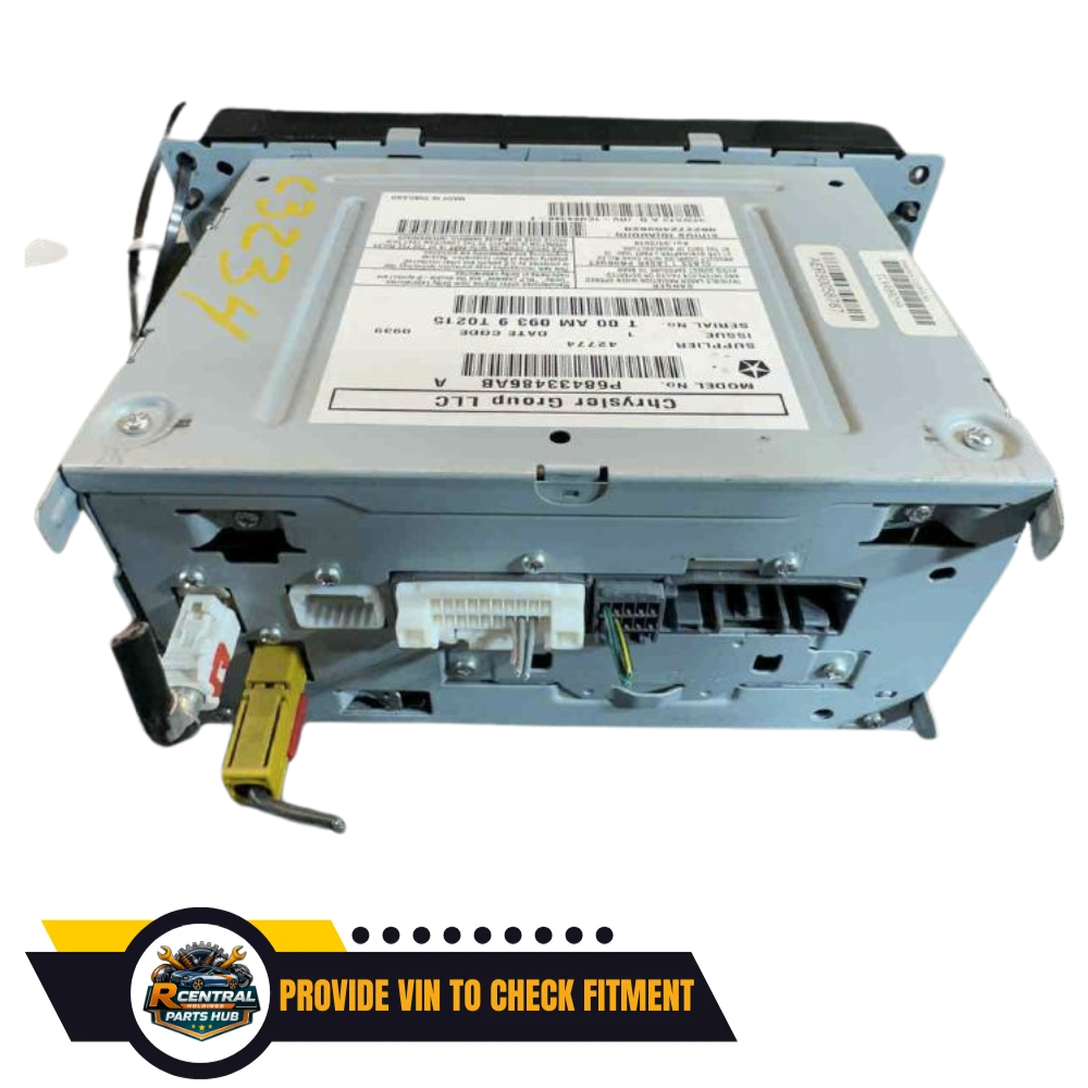 2013–2019 Dodge Caravan AM FM CD Satellite Radio Receiver RBZ — view 3