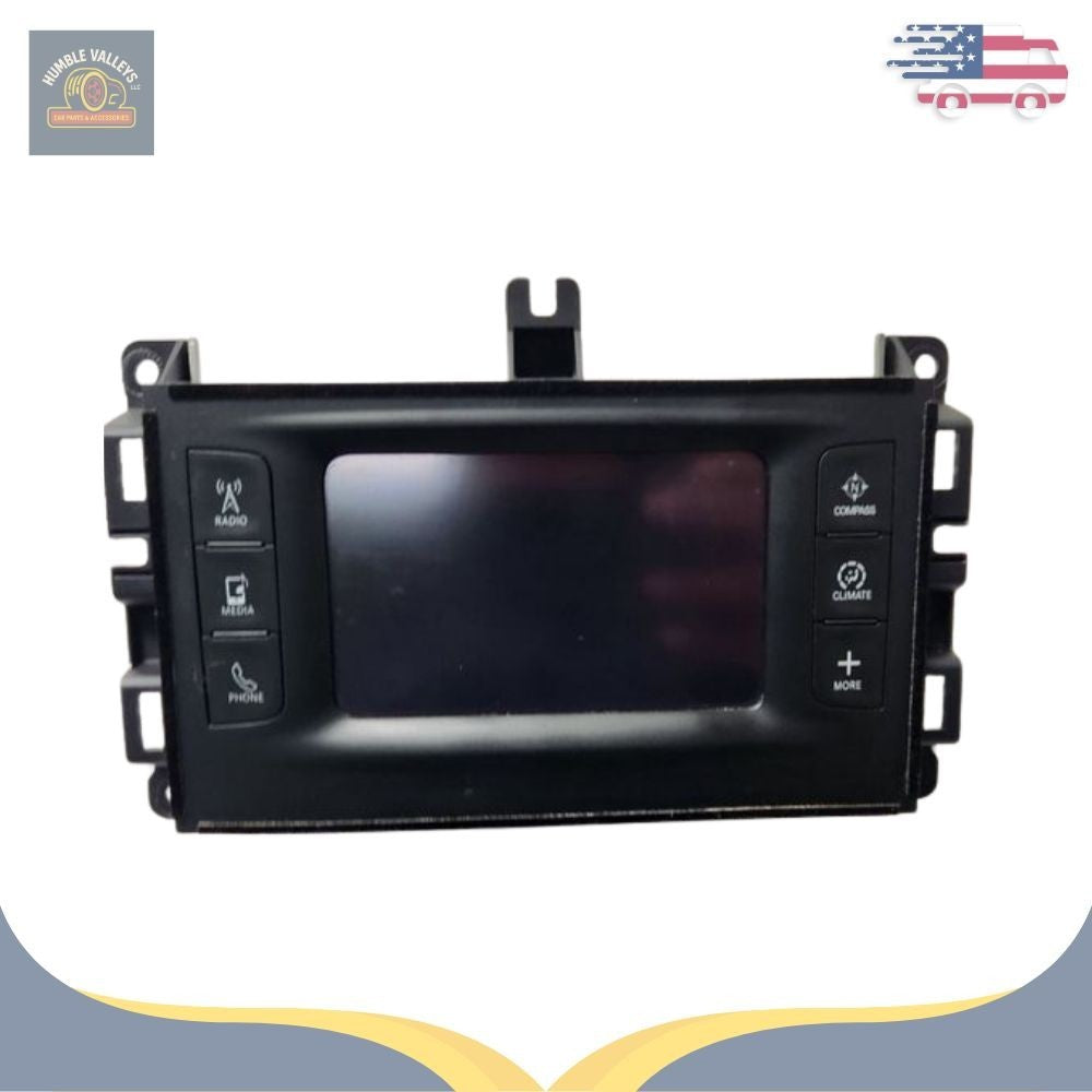2014 Jeep Grand Cherokee AM FM Satellite Radio Receiver with Display Screen OEM — view 1