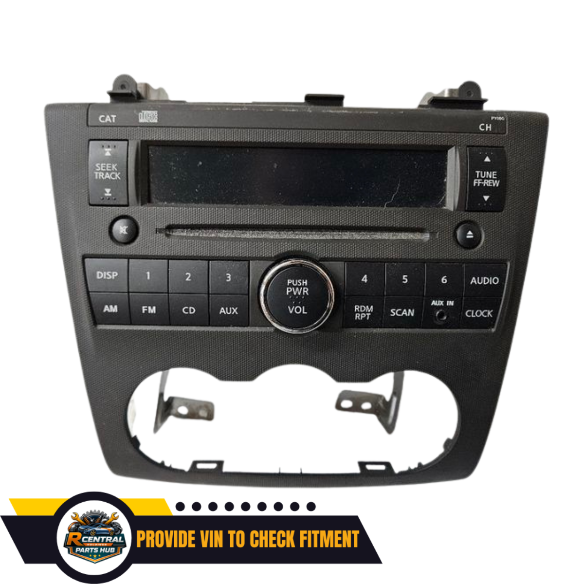 2010–2012 Nissan Altima Radio Receiver Player without Navigation System OEM — view 2