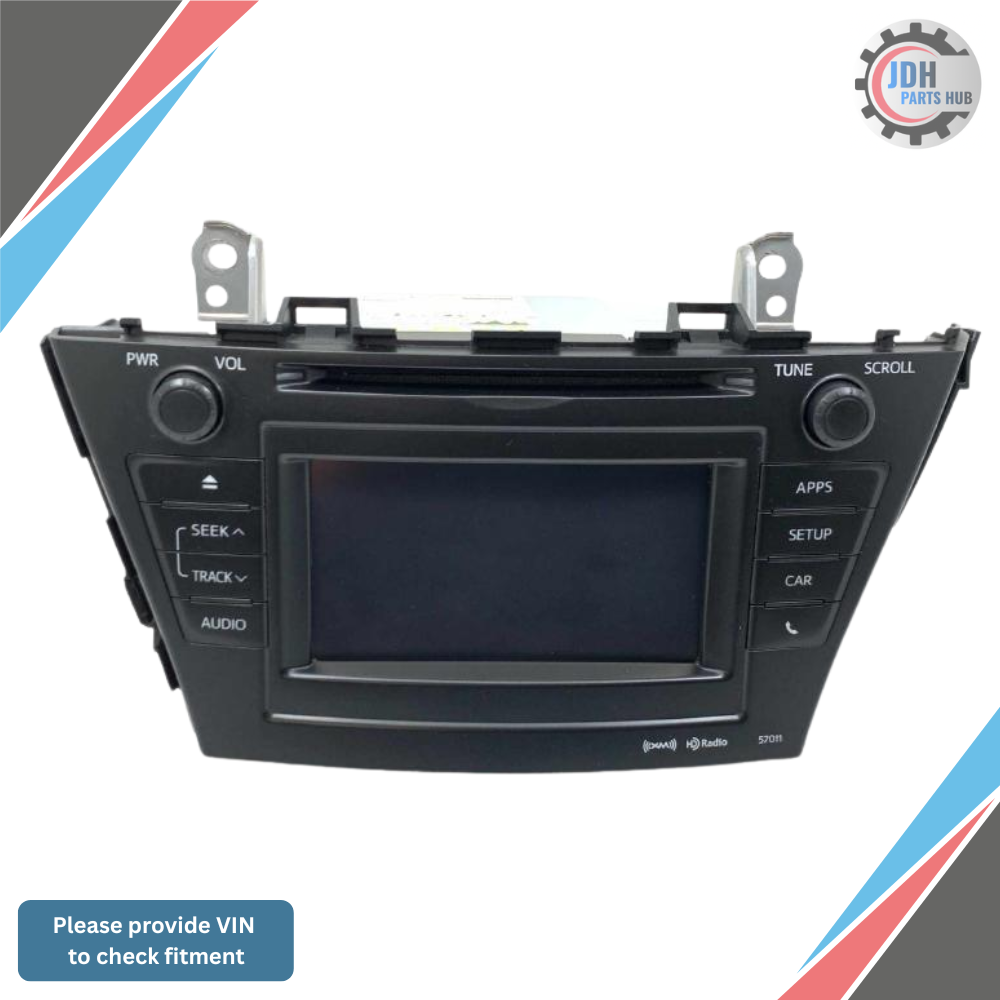 2012–2014 Toyota PRIUS Touch Screen Stereo AM FM XM HD Radio CD Player 57011 OEM — view 1