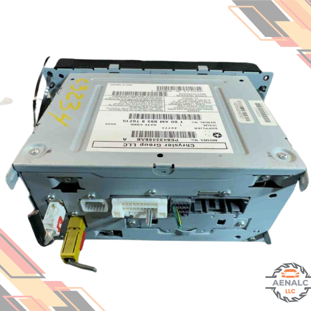 2012–2019 Dodge Caravan Radio Multimedia Satellite AM FM CD RBZ OEM — view 3