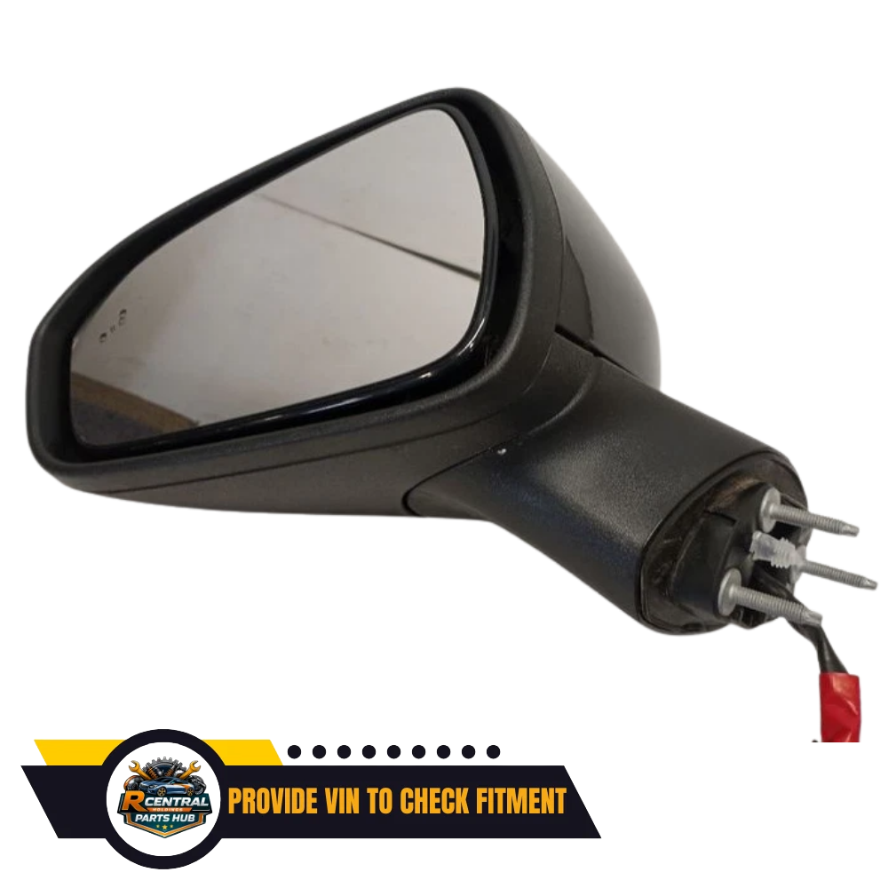 2019–2020 Ford Fusion Left Driver Side View Door Mirror with Blind Spot Black OEM — view 1