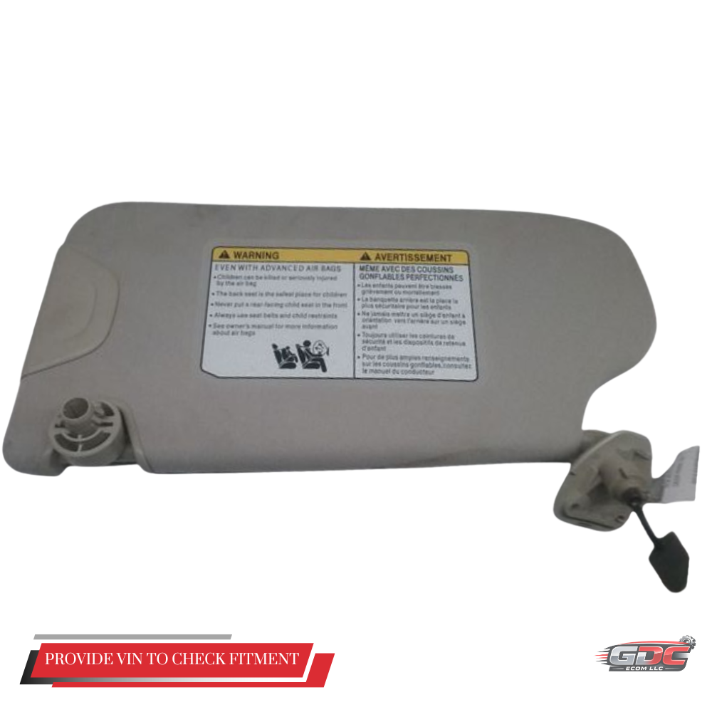 2014–2023 Infiniti Q50 RH Passenger Sunvisor Sun Visor with Mirror & Light OEM — view 1
