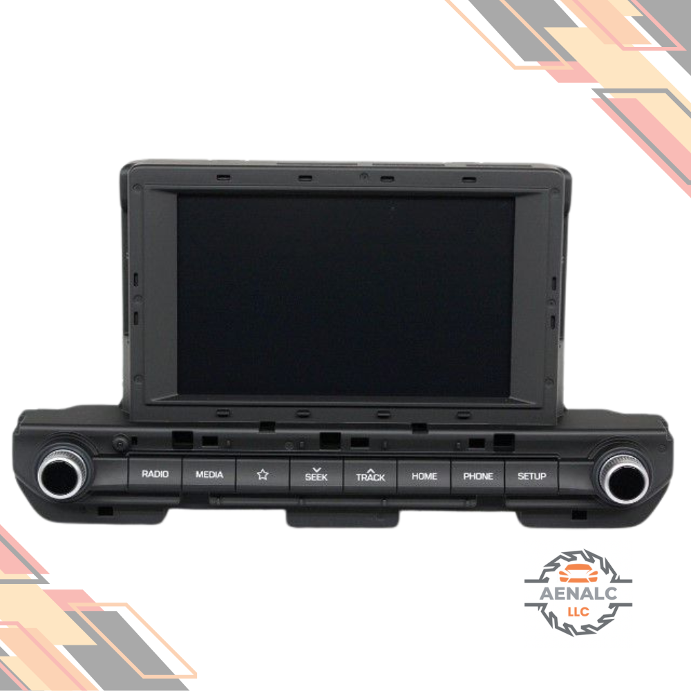 2019–2020 Hyundai Elantra 7" Radio Receiver Display Screen ID 96160F2UC0SSH OEM — view 2