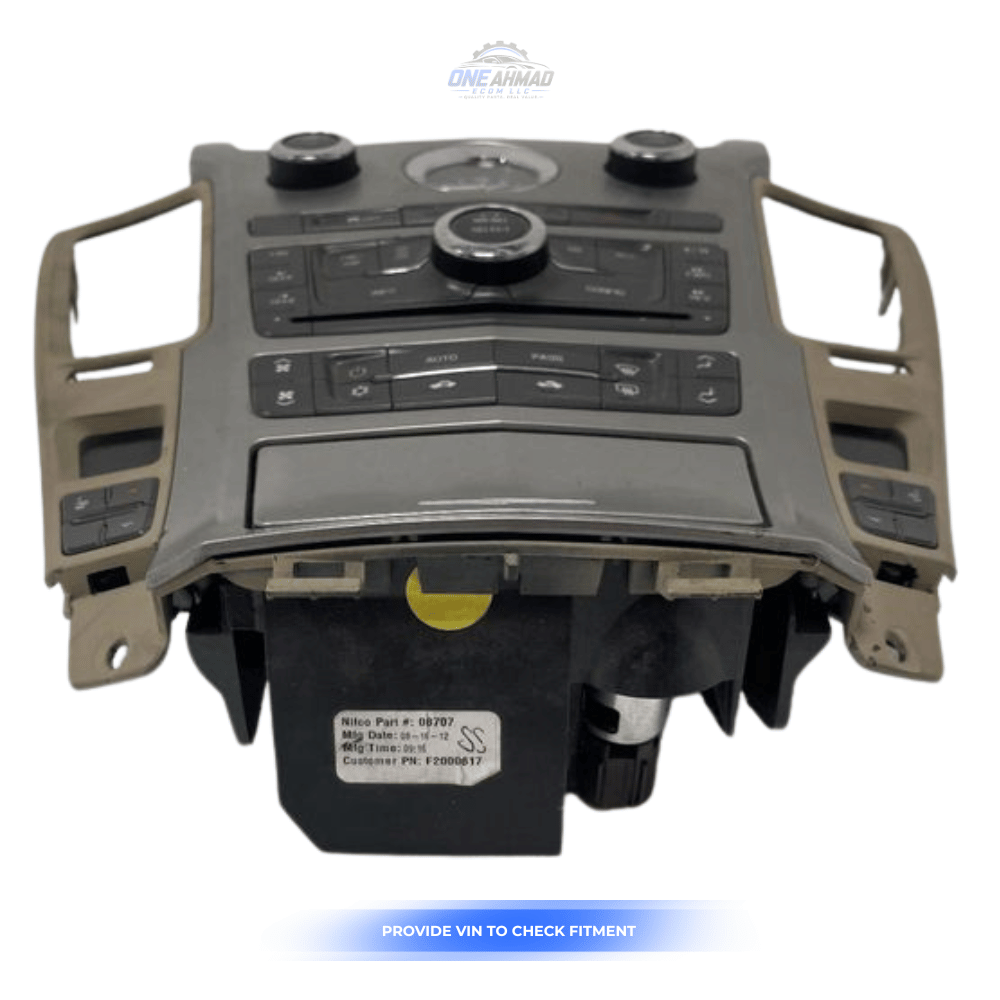 2009–2013 Cadillac CTS Radio Reciever AC Heater Temperature Control Panel OEM — view 3
