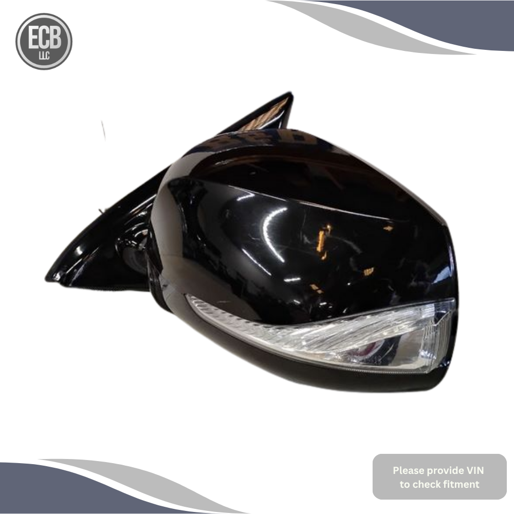 2017–2020 Infiniti QX60 Left Driver Side Door Mirror Assembly Black Power Heated — view 2
