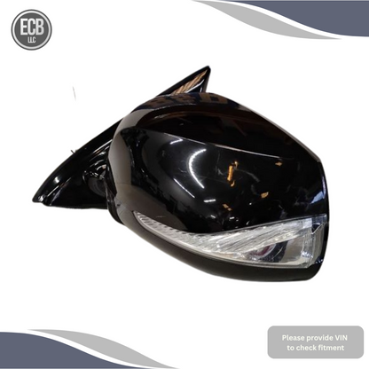 2017–2020 Infiniti QX60 Left Driver Side Door Mirror Assembly Black Power Heated — view 2