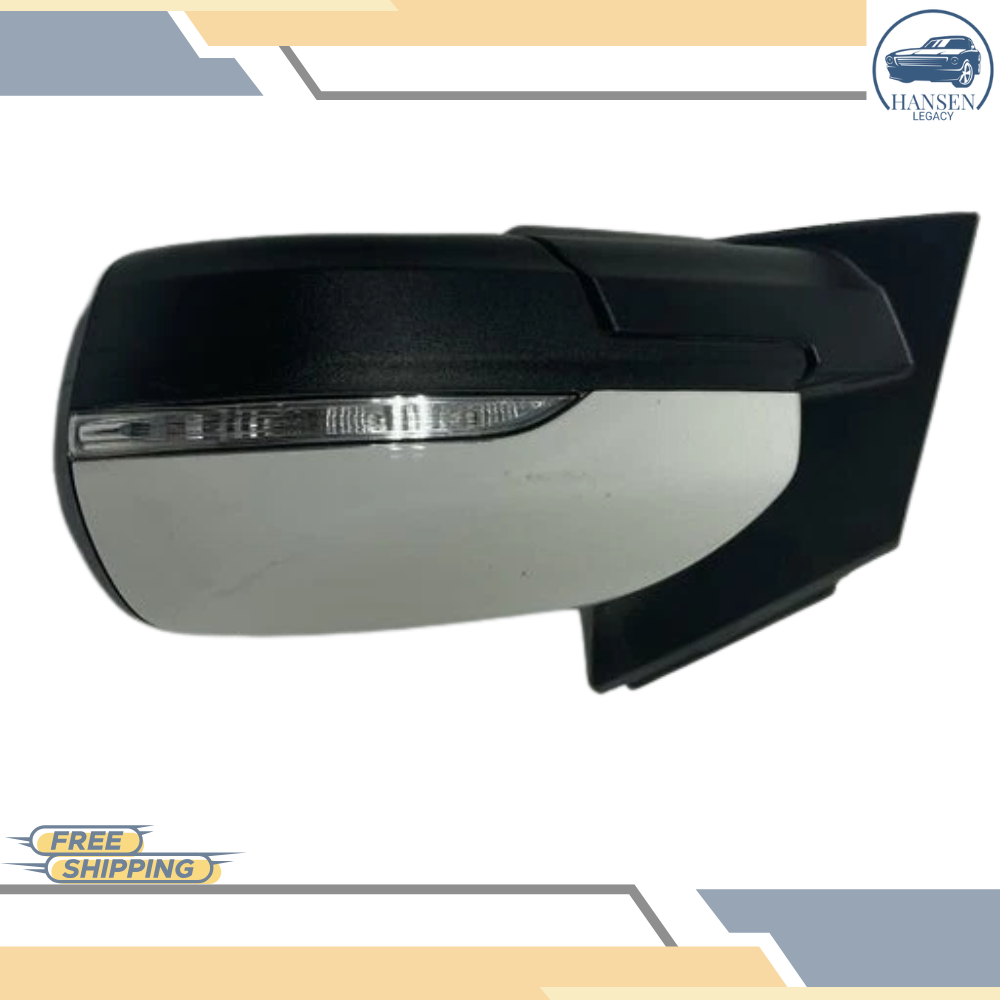 2019–2024 Ford Edge Left Driver Side View Door Mirror White OEM — view 2