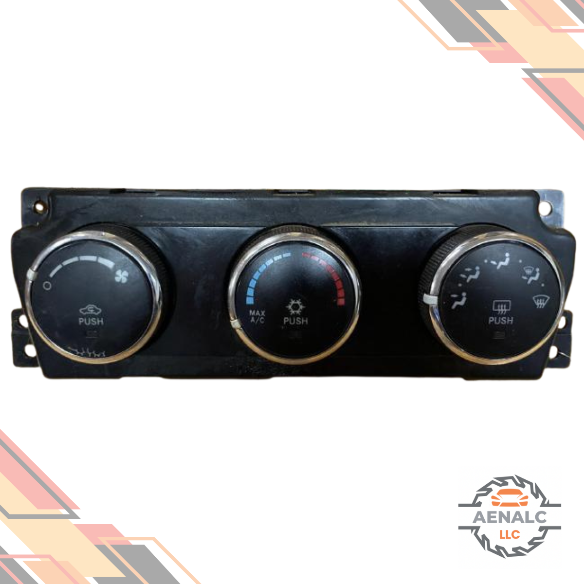 2009–2010 Dodge Ram 1500 AC Heater Climate Control Unit without Rear Defrost 09 10 — view 3