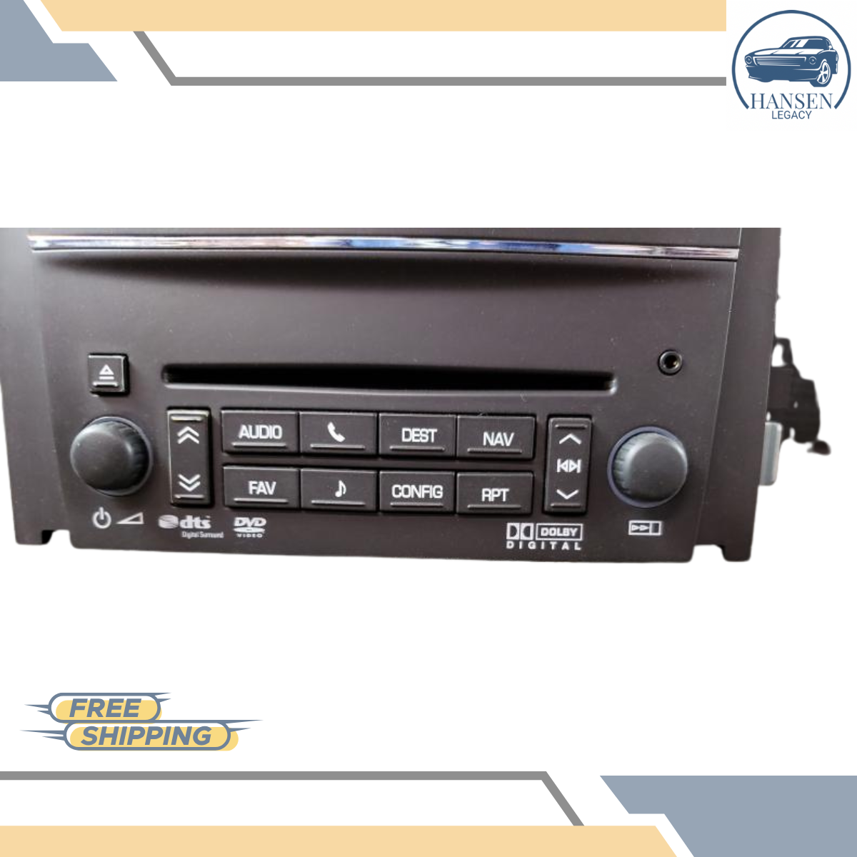 2011 Cadillac Escalade AM FM DVD Navigation Radio Receiver Display GMQ 11 — view 3