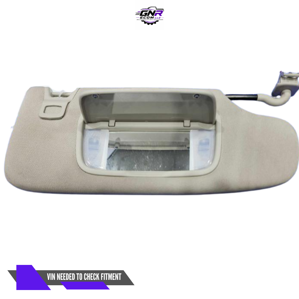 2019 Lincoln Nautilus RH Passenger Sunvisor Sun Visor with Mirror & Light OEM — view 2