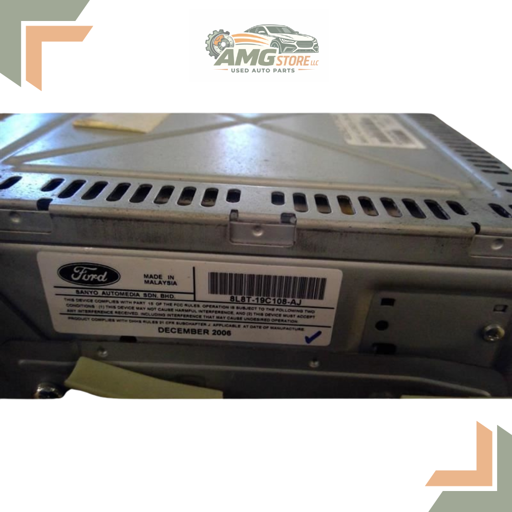 2008 Ford Escape AM-FM-6 CD-MP3 Radio Receiver ID 8L8T-19C108-AJ — view 4