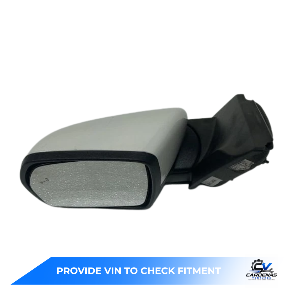 2019–2024 Ford Edge Left Driver Side View Door Mirror White — view 1