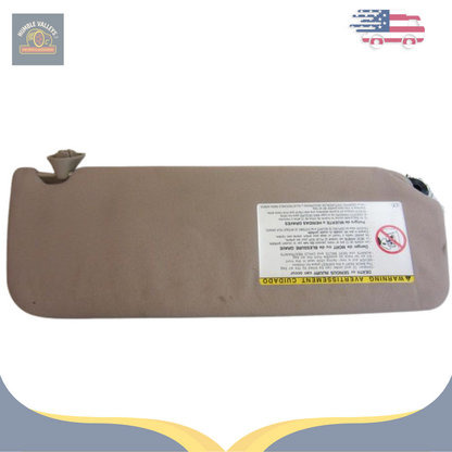 2004 Toyota Sienna LH Drivers Side Sunvisor Sun Visor OEM — view 3