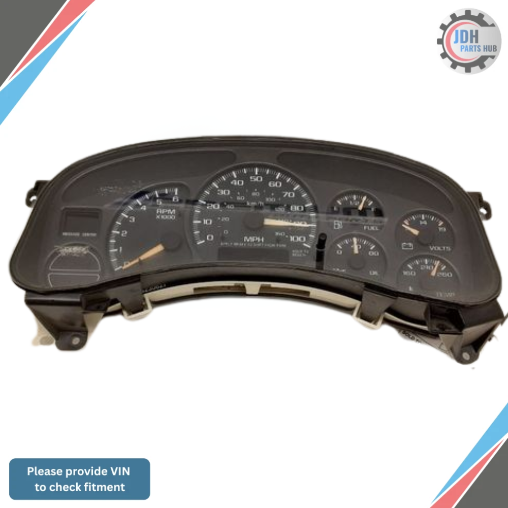 2000–2002 Chevrolet Tahoe Speedometer Speedo Cluster MPH OEM — view 1