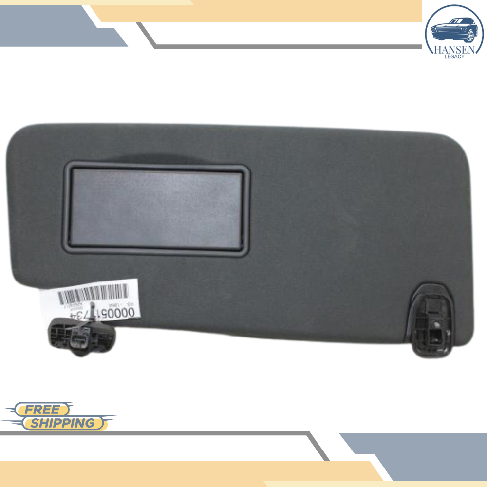 2019–2024 Dodge Ram 1500 Right Passenger Sunvisor Black Illuminated OEM — view 2