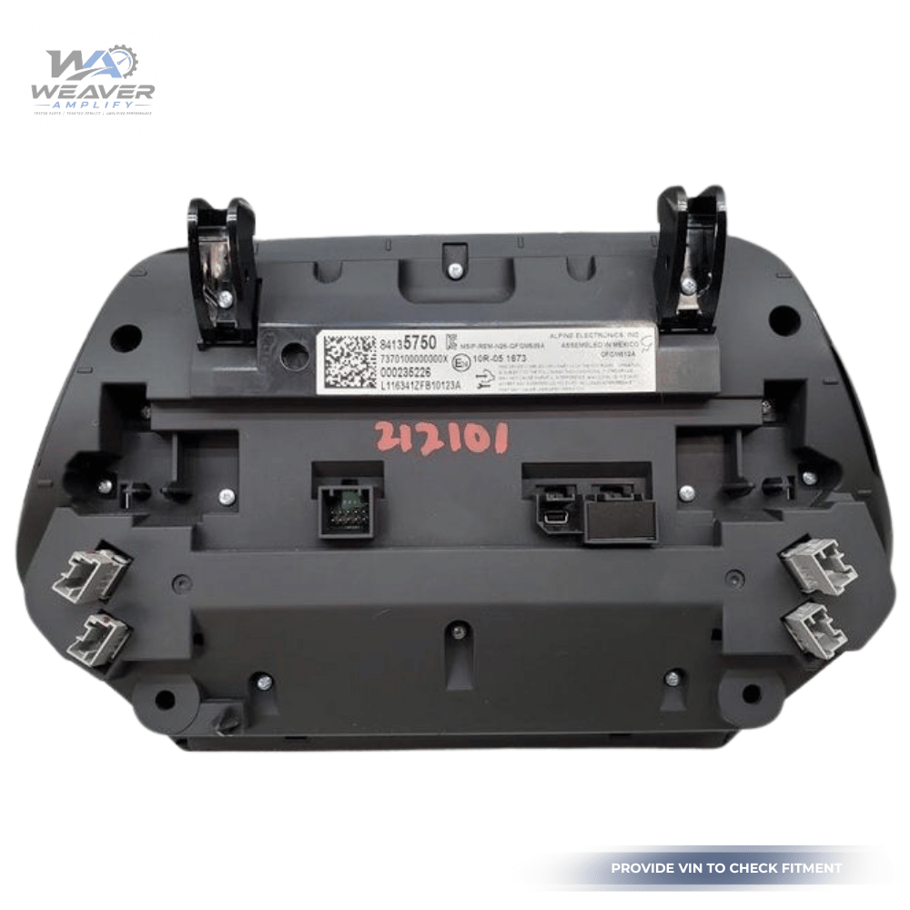 2017 Chevrolet Camaro Dash Mounted Radio Display and Control Panel OEM — view 2