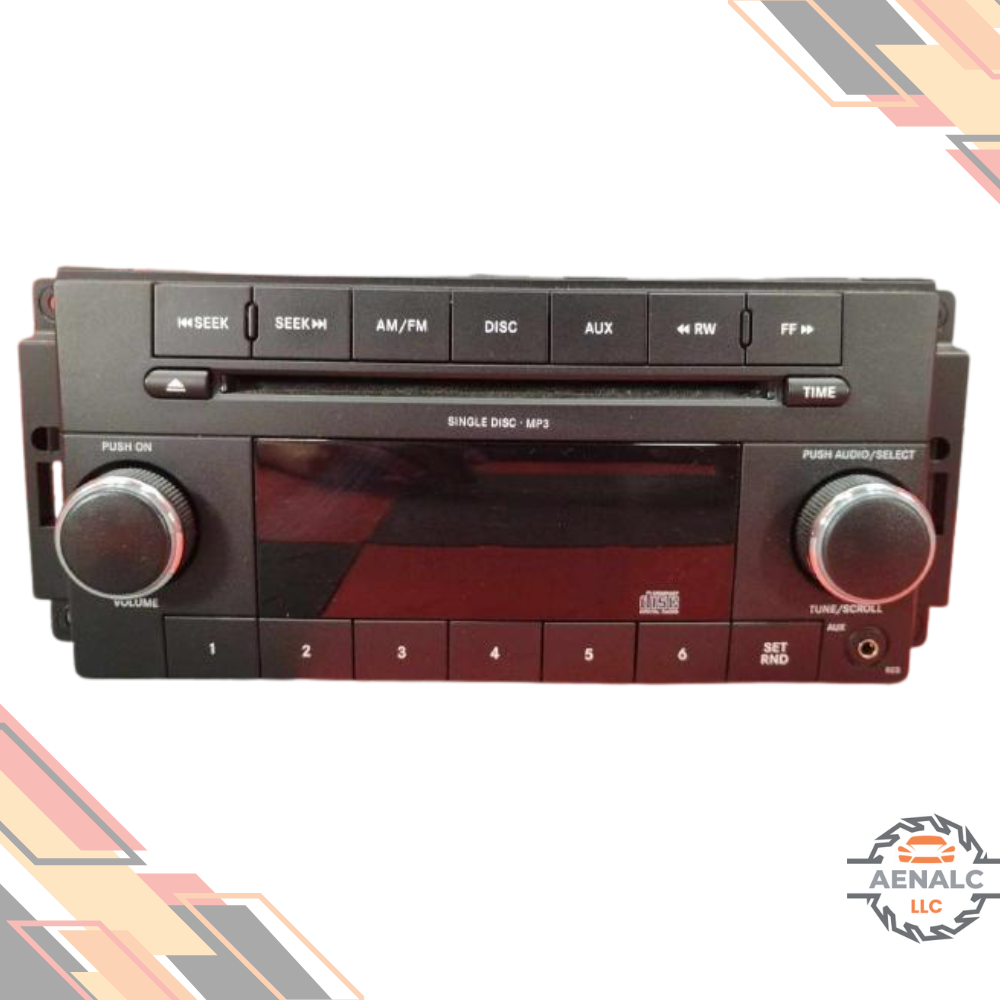 2011–2012 Dodge Caliber AM FM CD MP3 Radio Receiver RES OEM — view 1
