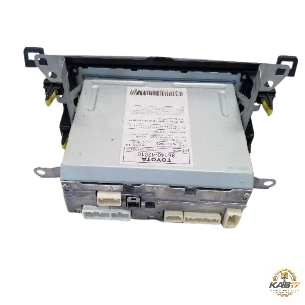 2013 Toyota Rav4 Radio Receiver with Display Screen 100067 OEM — view 3