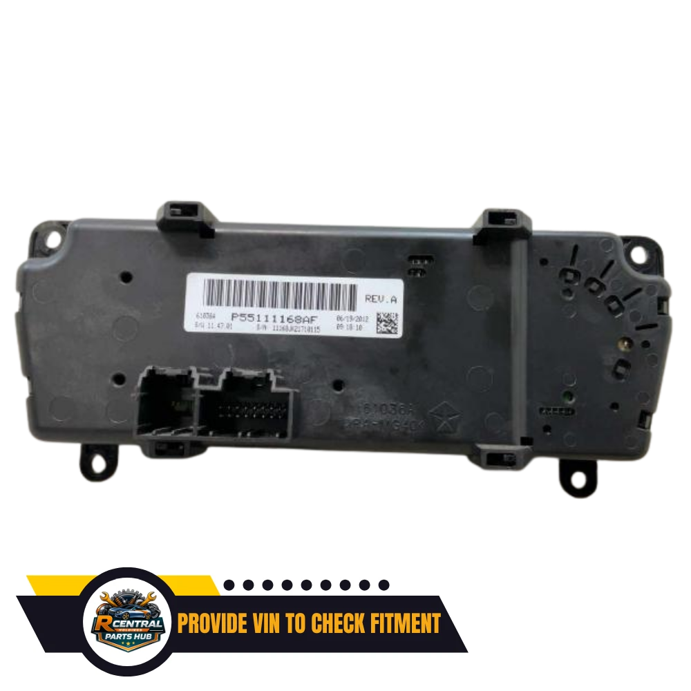2011–2013 Jeep Wrangler Climate AC Heater Temperature Control OEM — view 2