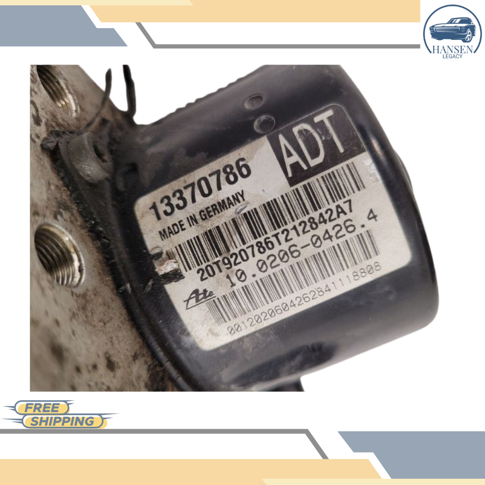 2012–2015 Chevrolet Cruze ABS Anti Lock Brake Actuator Pump 15 Rotors 13 14 — view 2