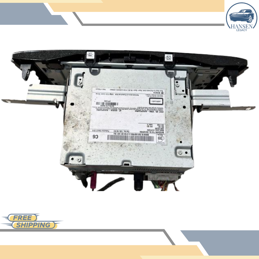 2018–2020 Nissan Rogue AM FM CD Radio Display & Receiver Single CD OEM — view 2