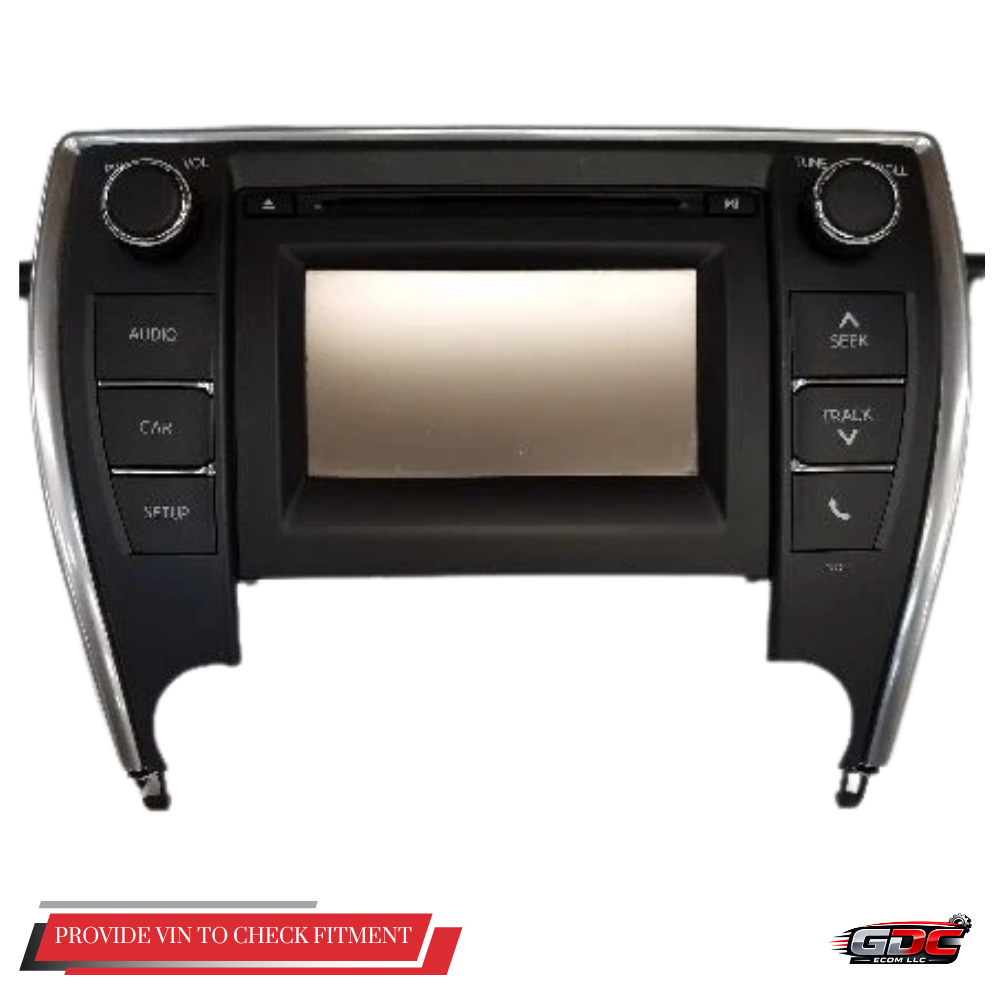 2016–2017 Toyota Camry CD Player Radio with Dash Display Screen 100614 OEM 16 17 — view 1