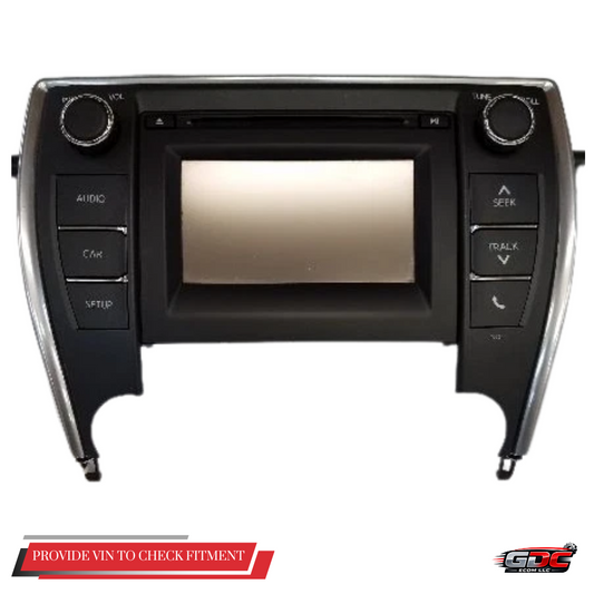 2016–2017 Toyota Camry CD Player Radio with Dash Display Screen 100614 OEM 16 17 — view 1