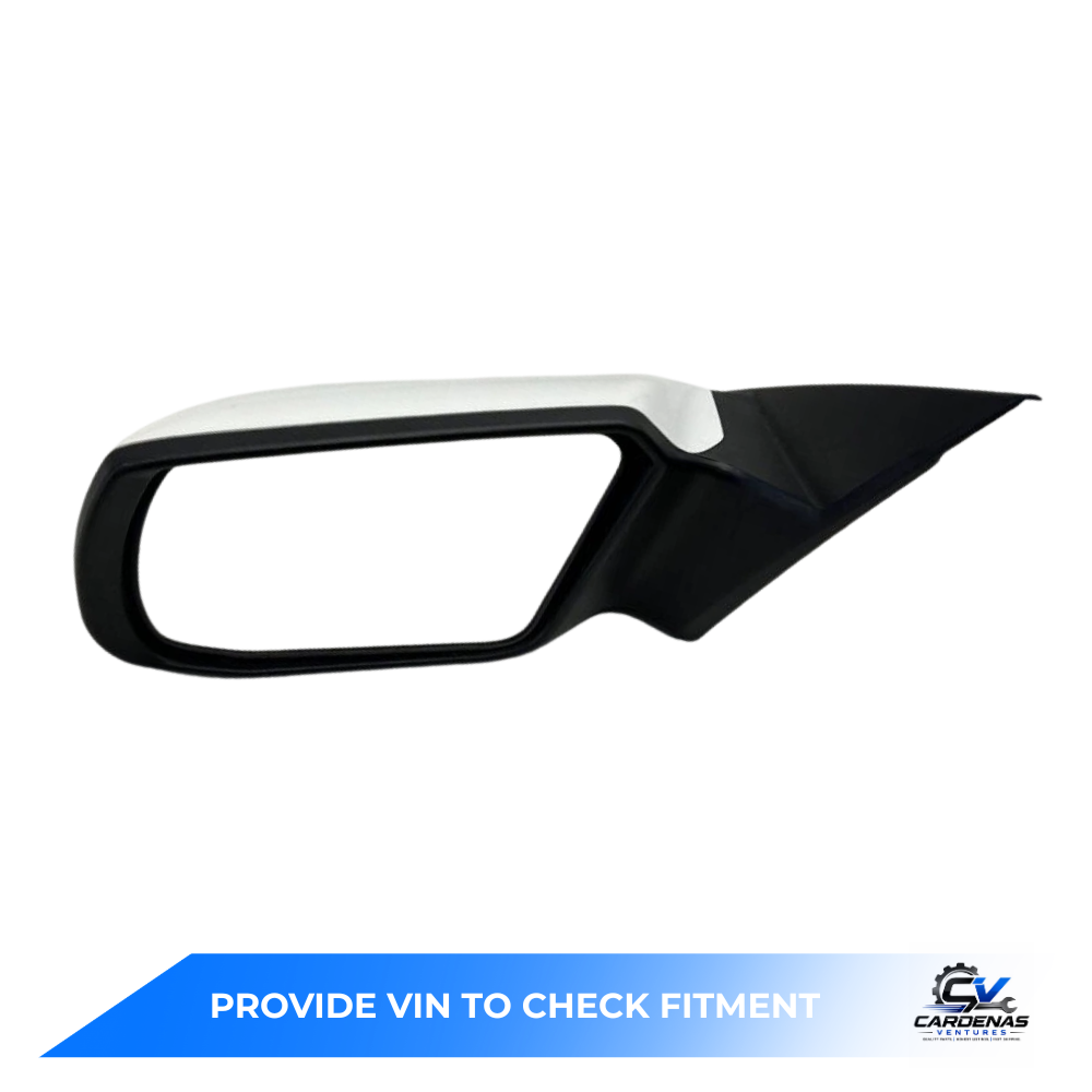 2007–2012 Nissan Altima Sedan Left Driver Side View Door Mirror White — view 2