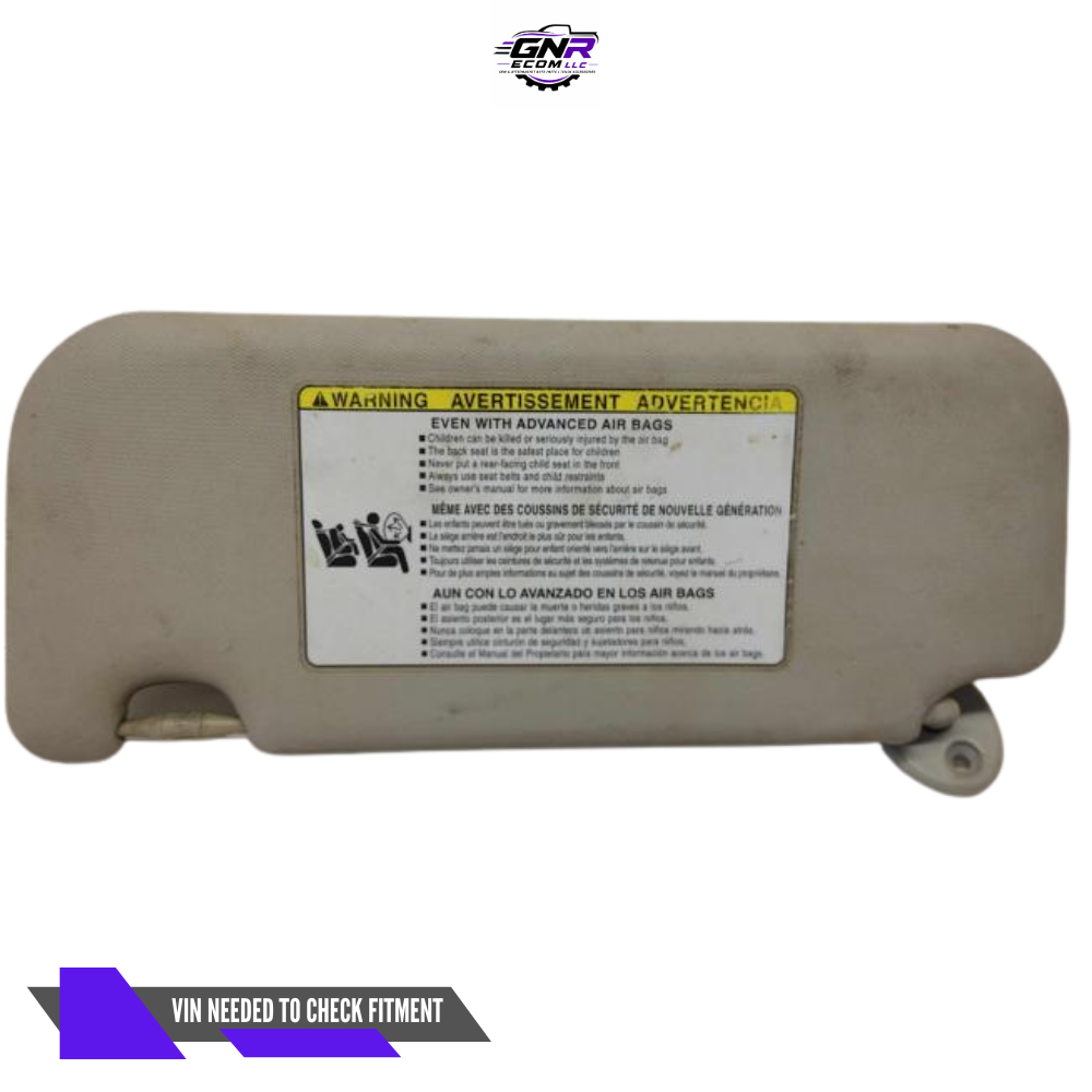 2014–2016 Toyota Corolla RH Passenger Sunvisor Sun Visor with Mirror OEM — view 1