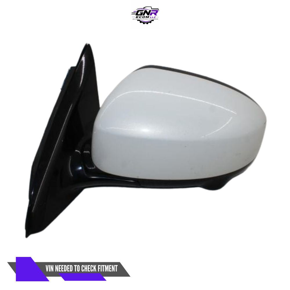 2017–2020 Infiniti QX60 Left Driver Side Door Mirror Assembly White OEM — view 1