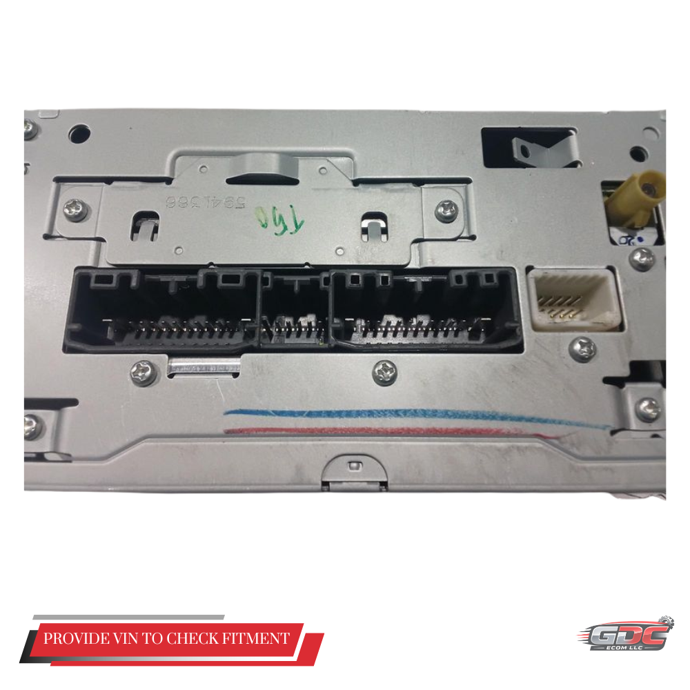 2012–2016 Chrysler Town & Country Multimedia SAT DVD Radio RBZ OEM — view 3