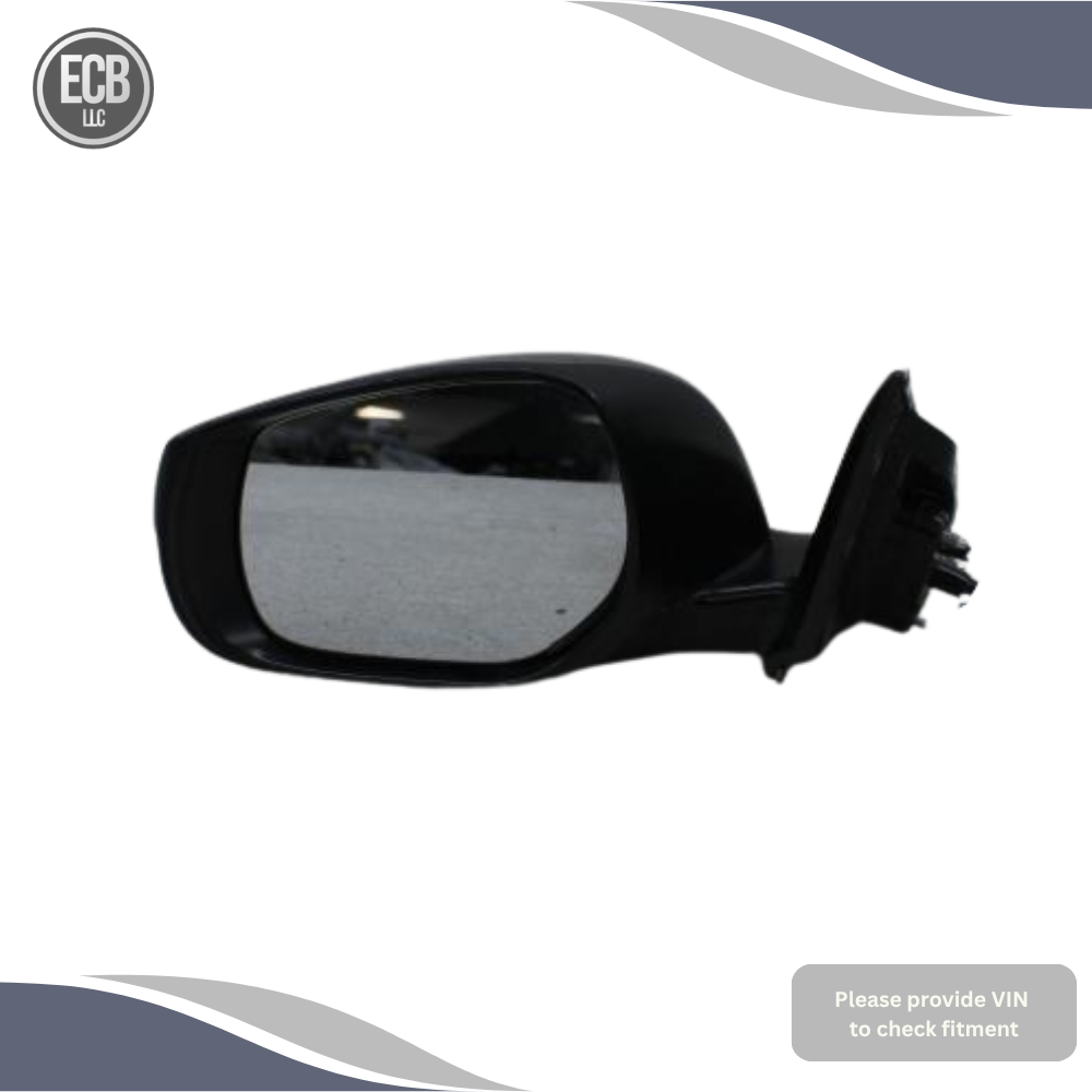 2014–2021 Infiniti Q50 Left Driver Side Door Mirror Heated Gray — view 1