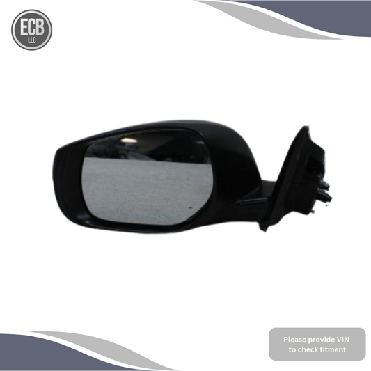 2014–2021 Infiniti Q50 Left Driver Side Door Mirror Heated Gray — view 1