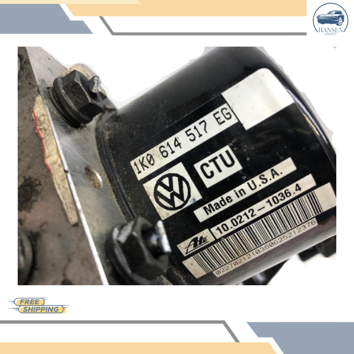 2014–2015 Volkswagen Beetle ABS Anti Lock Brake Actuator Pump 14 15 — view 3