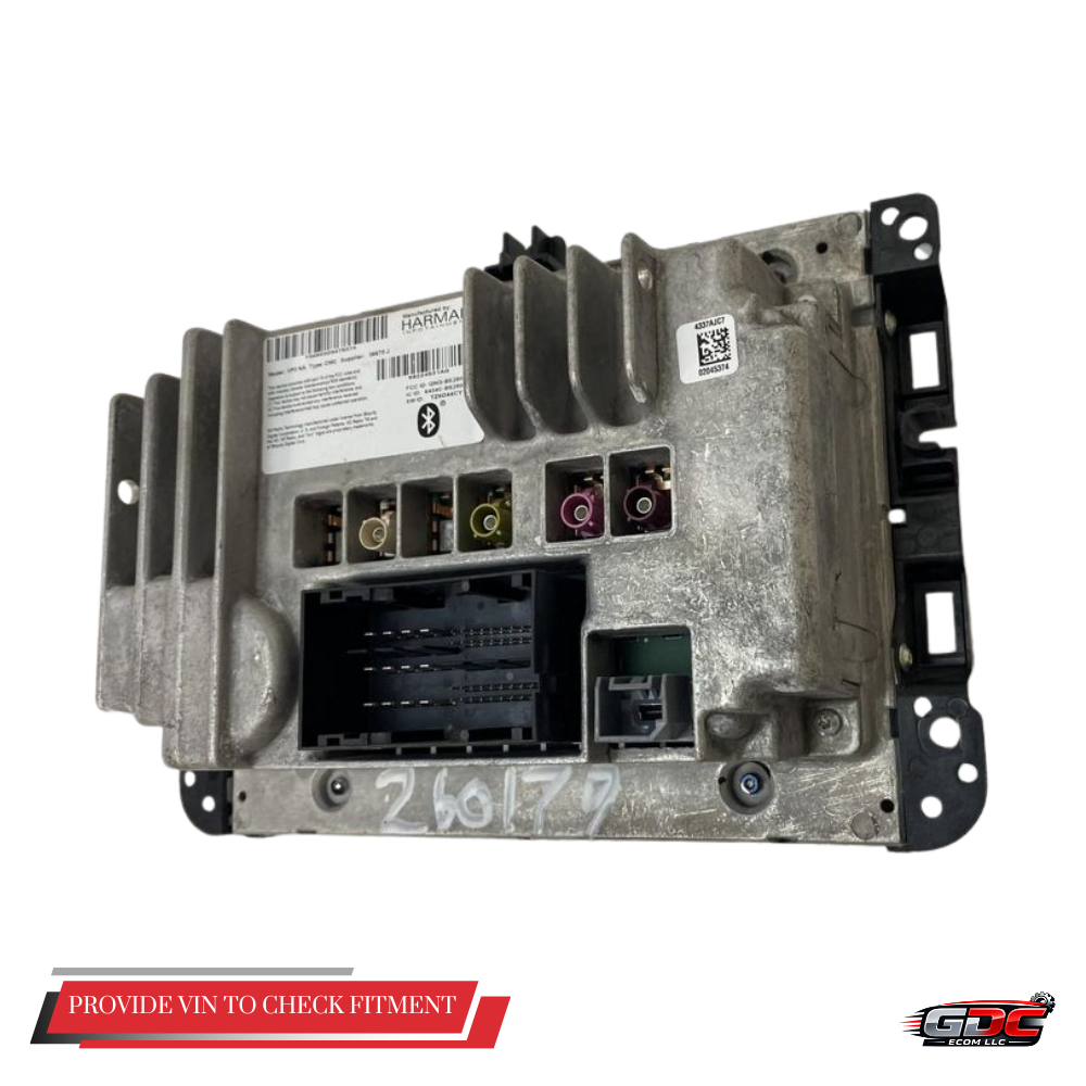 2014 Dodge Truck Ram 1500 AM FM Radio Receiver with Display Screen OEM — view 4