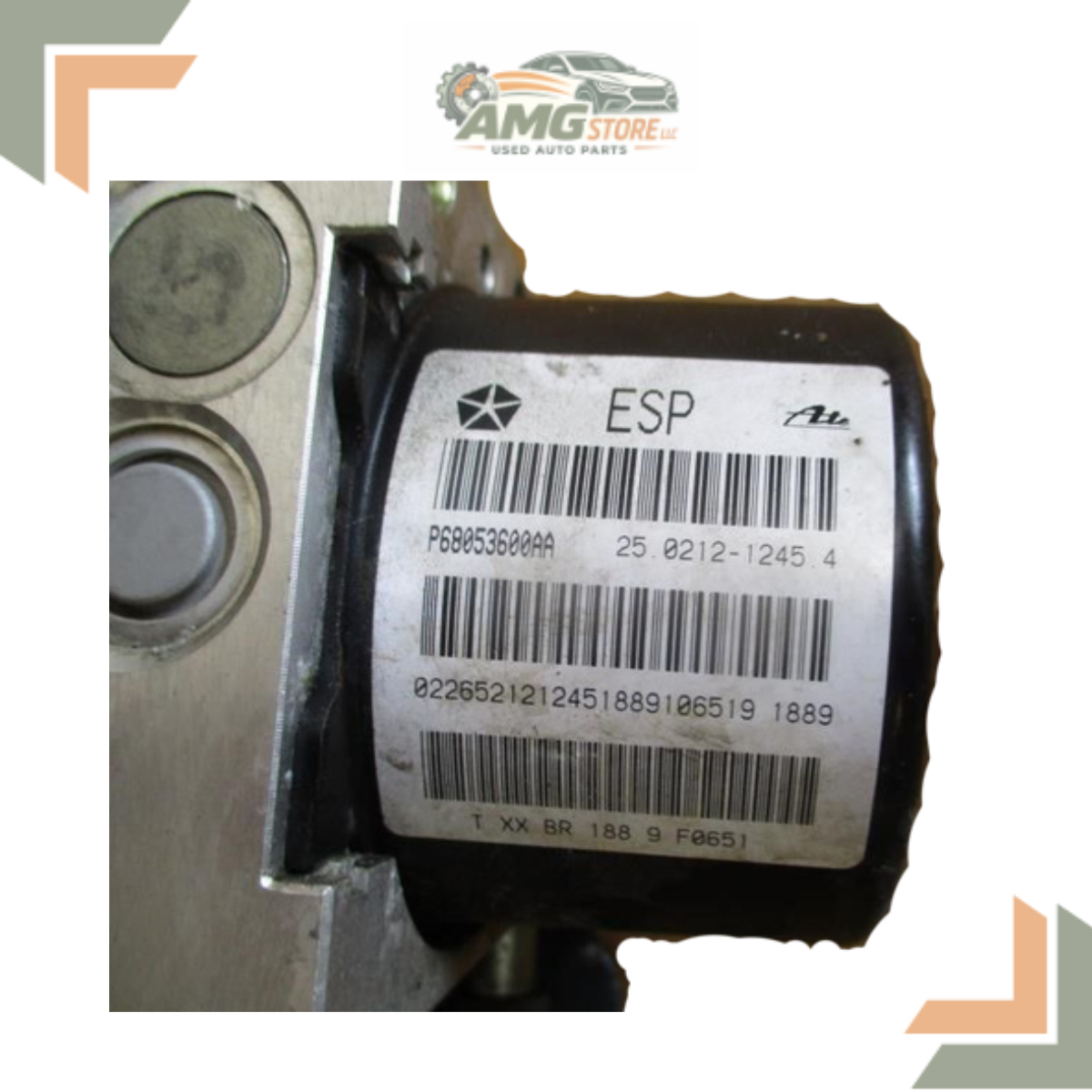 2009–2010 Chrysler Town and Country ABS Anti Lock Brake Pump Module Assembly OEM — view 4