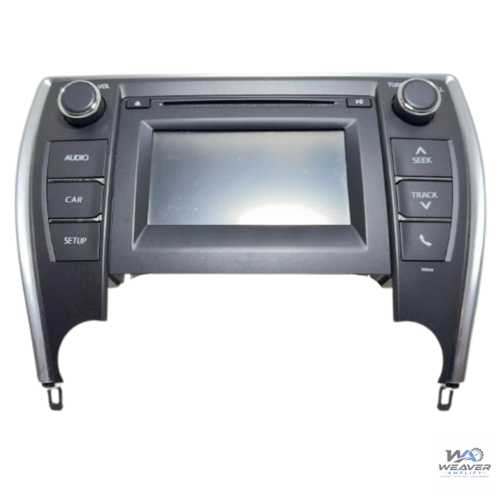 2016–2017 Toyota Camry CD Player Radio with Dash Display Screen 100614 OEM — view 1