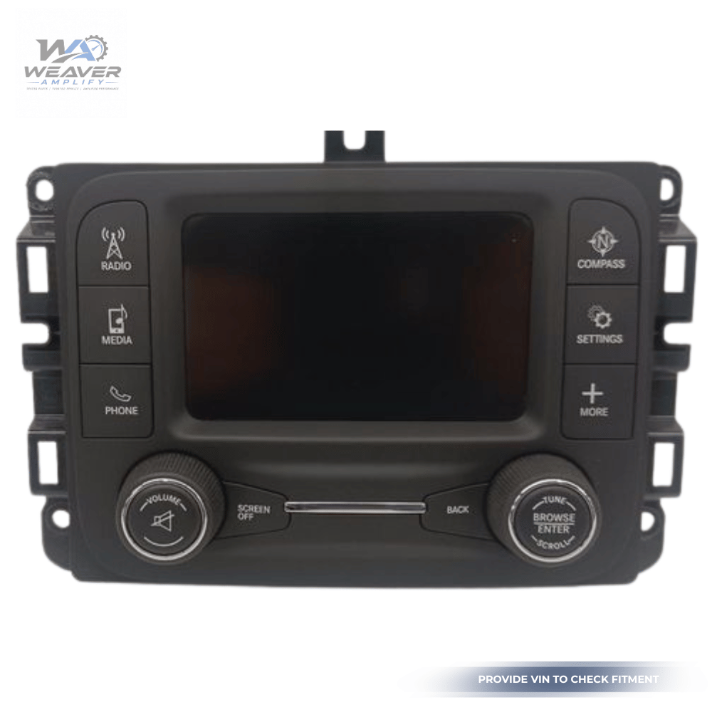 2018–2020 Dodge Ram 1500 AM FM Radio Receiver with Display Screen OEM — view 1