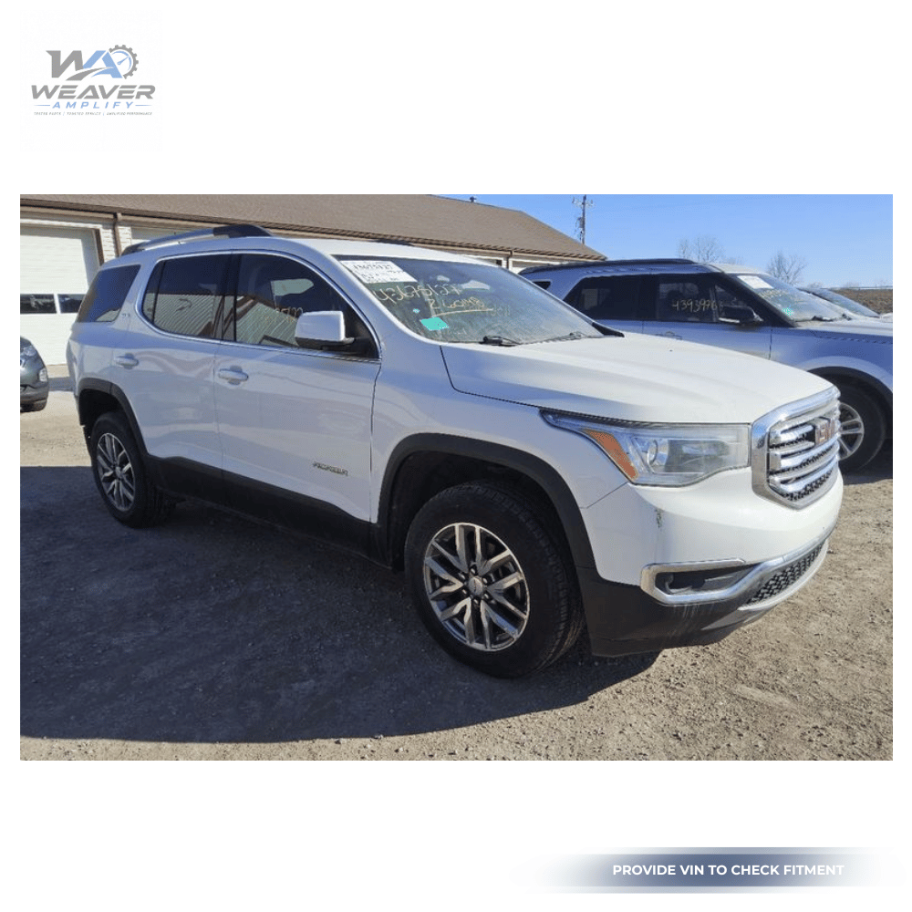 2017–2019 GMC Acadia Left Driver Side View Door Mirror Power Option DR5 White OEM — view 5