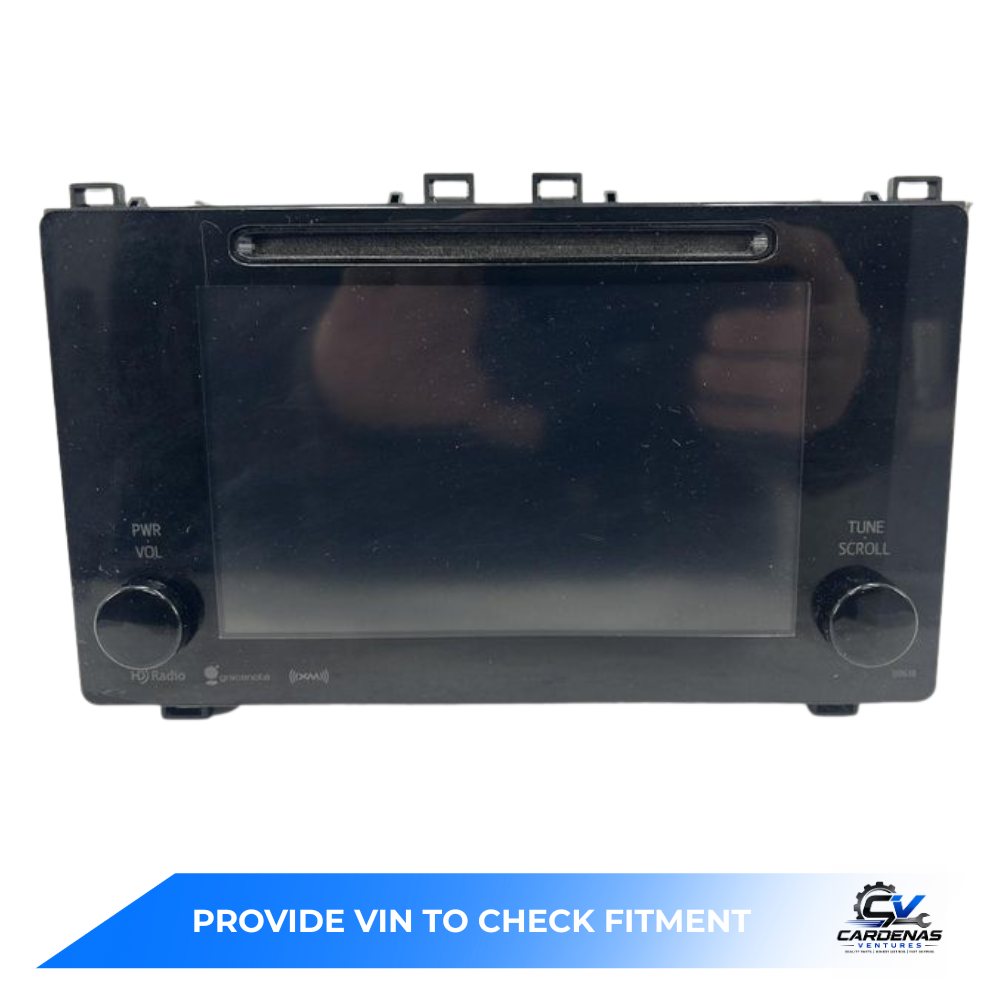 2017–2019 Toyota Corolla Radio Display Receiver 100638 OEM 86140-02540 — view 1