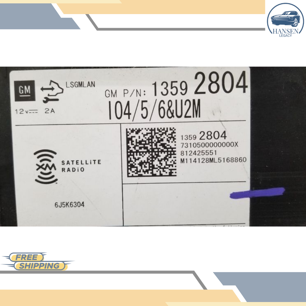 2014–2015 Chevrolet Silverado 1500 Radio Receiver OEM — view 2