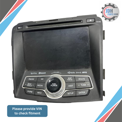 2011–2015 Hyundai Sonata Navigation Radio OEM — view 1