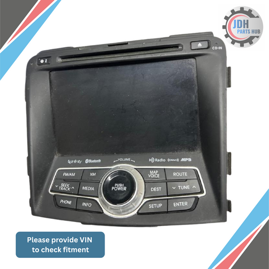 2011–2015 Hyundai Sonata Navigation Radio OEM — view 1