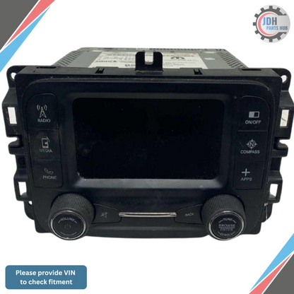 2015–2017 Jeep Renegade AM FM Radio Receiver With Display Screen OEM — view 1