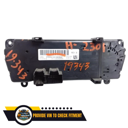 2011–2013 Jeep Wrangler Manual AC Heater Temperature Control OEM — view 3