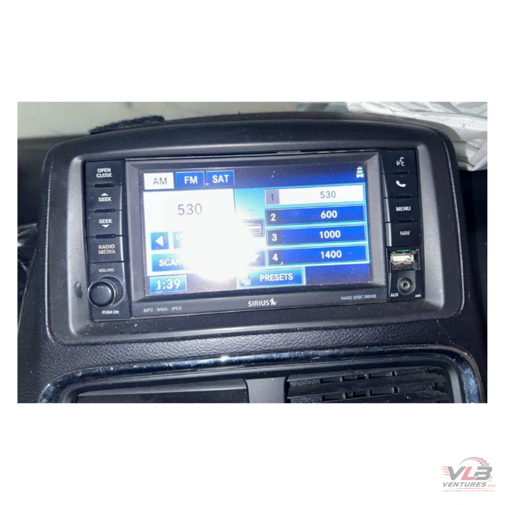2012–2019 Dodge Caravan Radio Display Receiver RHB Navigation OEM — view 2