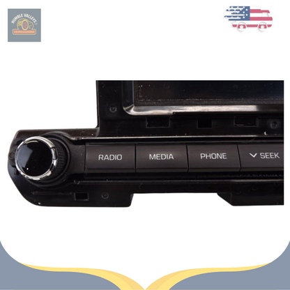 2017–2019 Hyundai Elantra AM FM Radio Receiver with Display Screen OEM — view 2