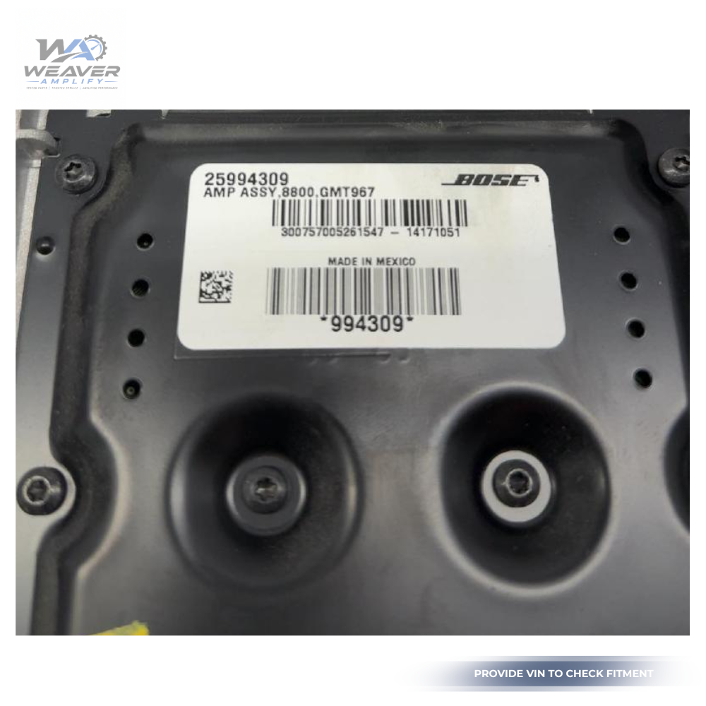 2010–2017 Buick Enclave Radio System Amplifier LH Dash OEM — view 3
