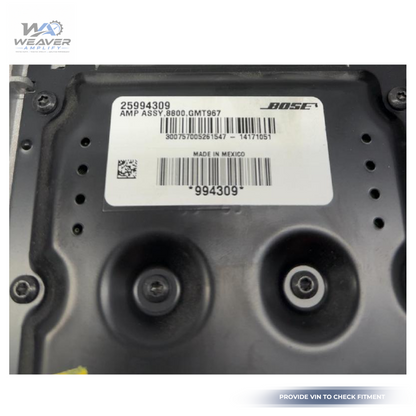 2010–2017 Buick Enclave Radio System Amplifier LH Dash OEM — view 3